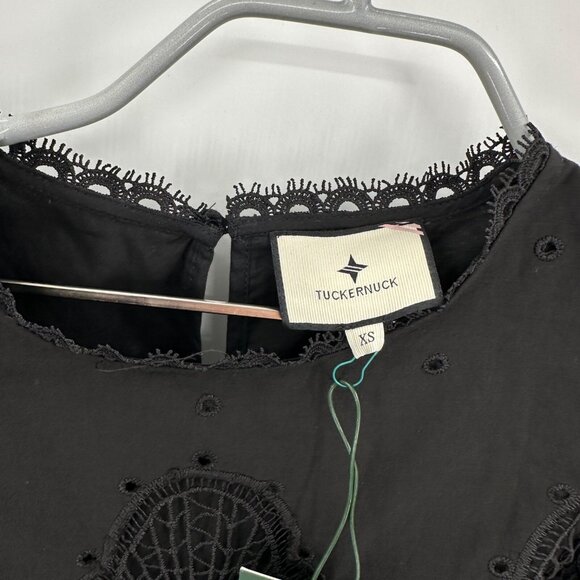 Tuckernuck Black Catalina Midi Dress sz XS NWT - Picture 4 of 7